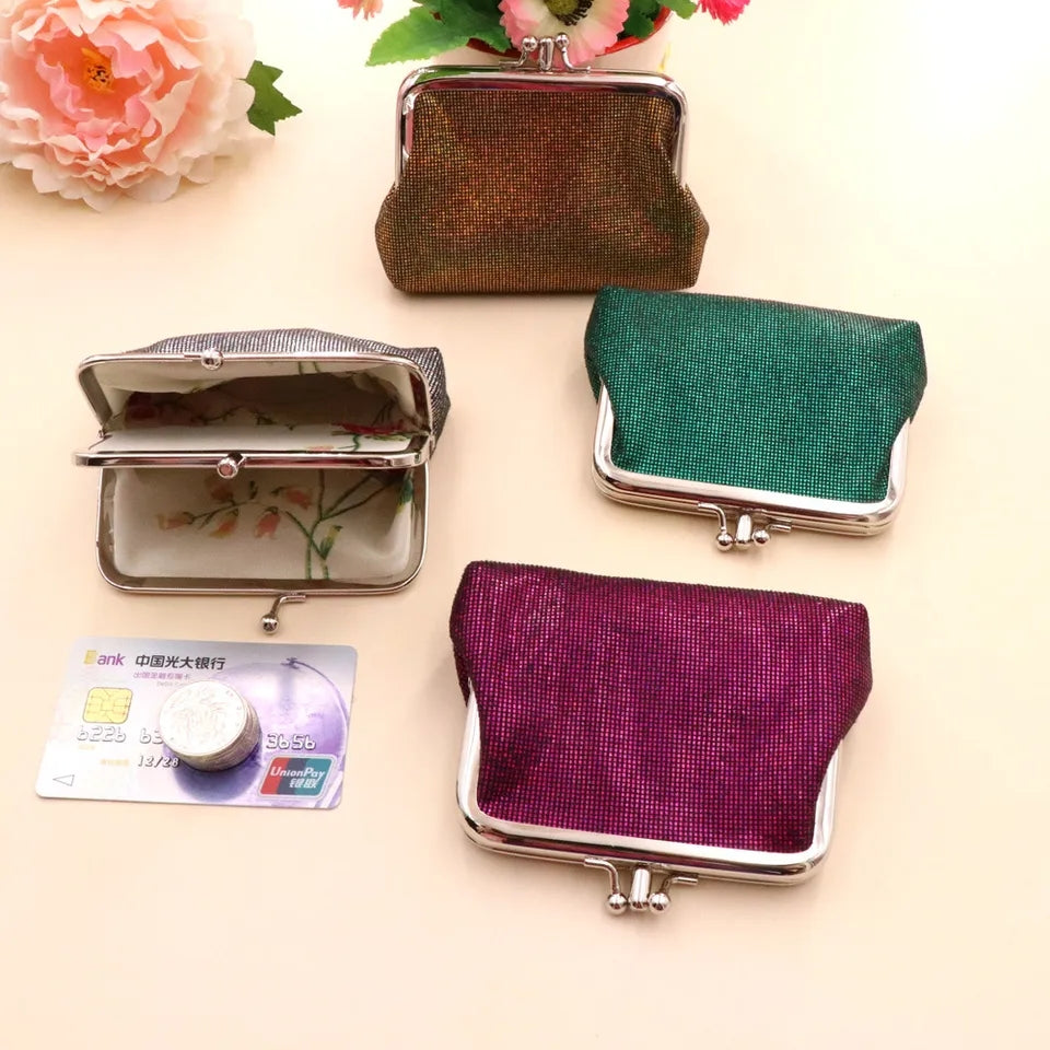 Women's New Double Layer Short PU Leather Coin Purse
