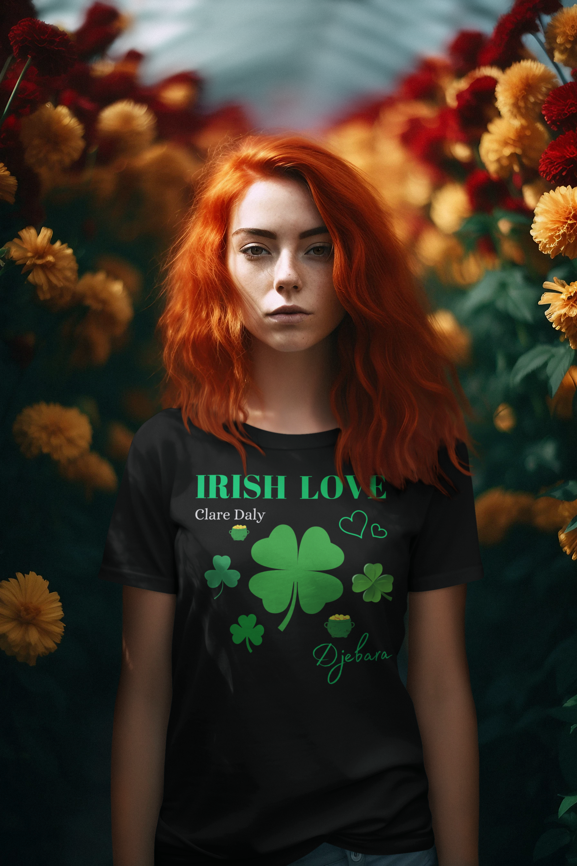 IRISH LOVE Short-Sleeve Unisex T-Shirt S-3XL