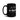 Ar-Rafi Black Glossy Mug