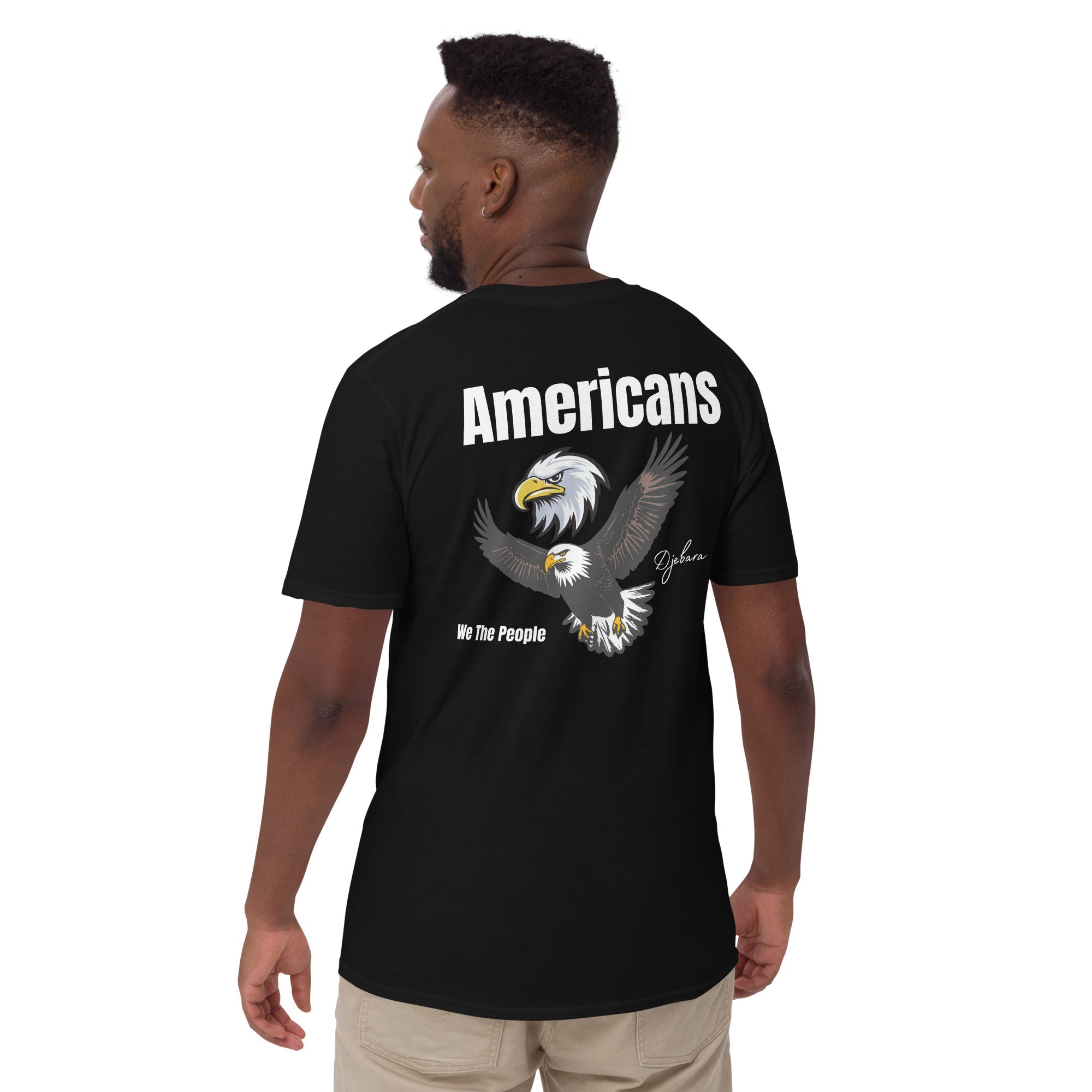 Americans Double Head Eagle We the People Back Short-Sleeve Gildan Unisex T-Shirt S-3XL