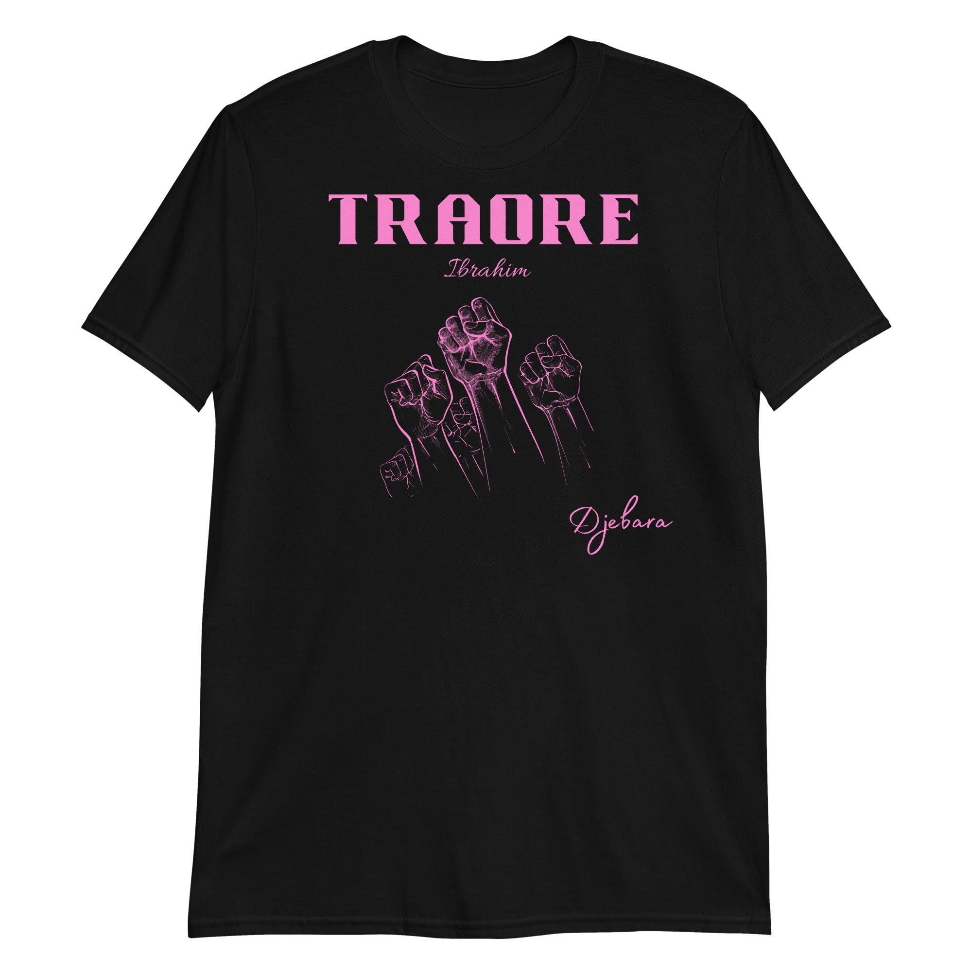 Traore Short-Sleeve Gildan Unisex T-Shirt (Pink) S-3XL