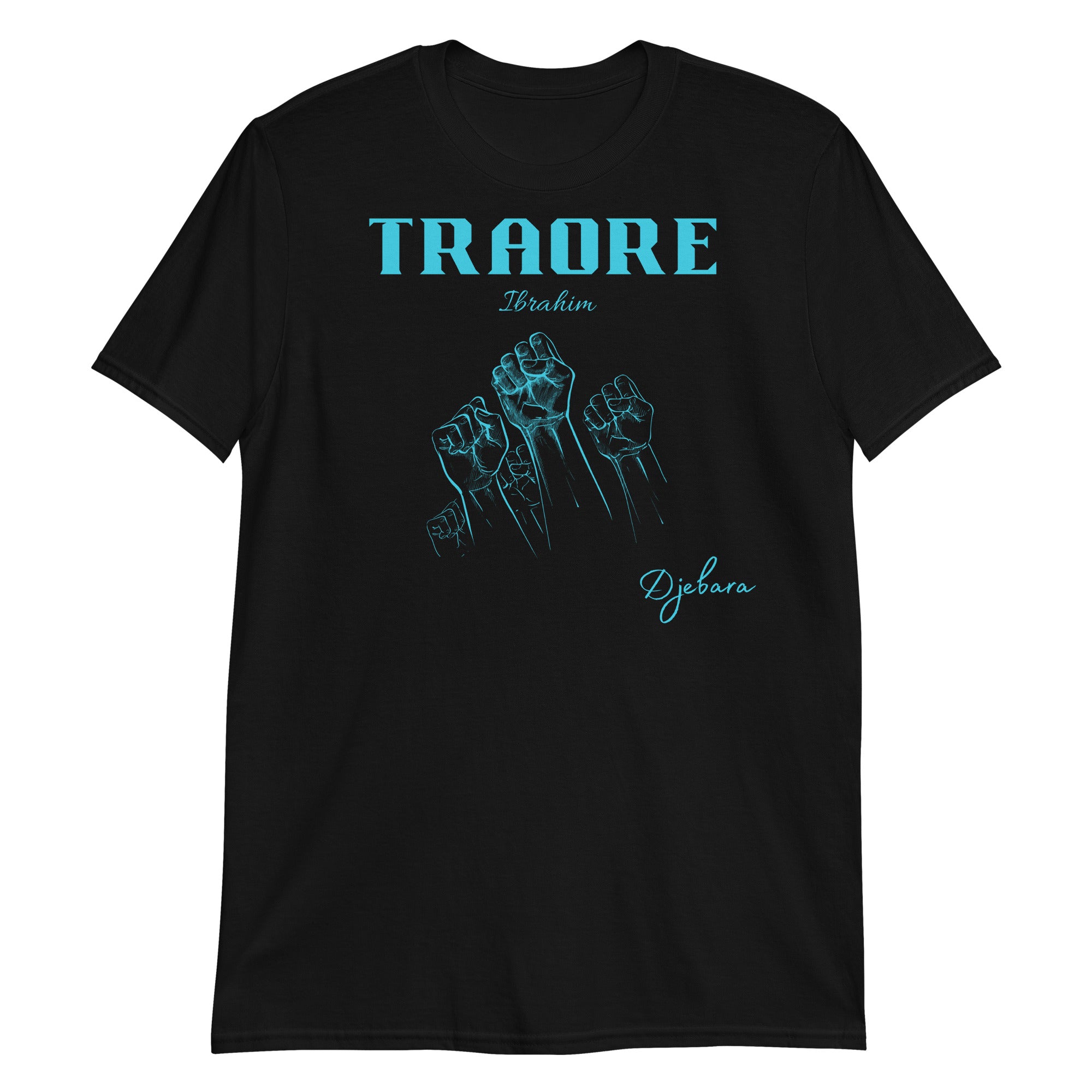 Traore Short-Sleeve Gildan Unisex T-Shirt (Aqua) S-3XL