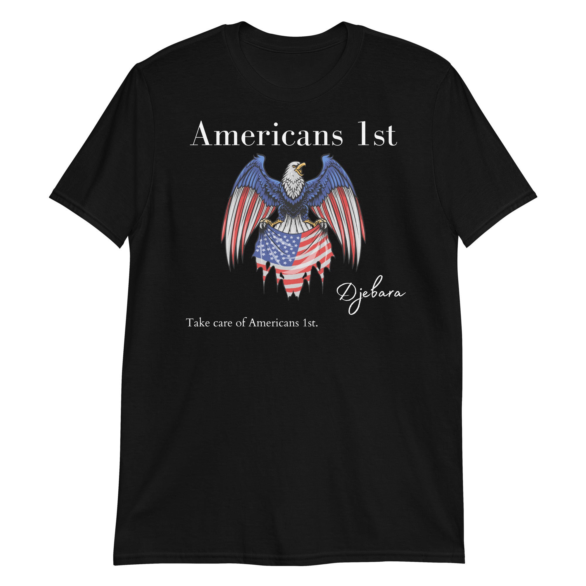 Americans 1st Short-Sleeve Gildan Unisex T-Shirt (Eagle2) S-3XL