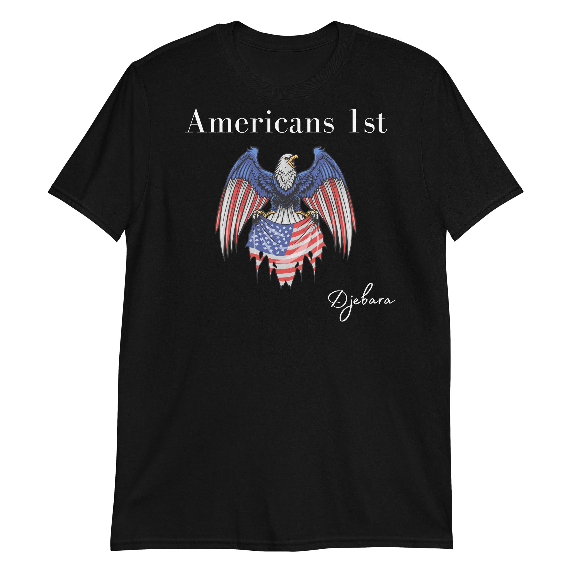 Americans 1st Short-Sleeve Gildan Unisex T-Shirt (Eagle1) S-3XL