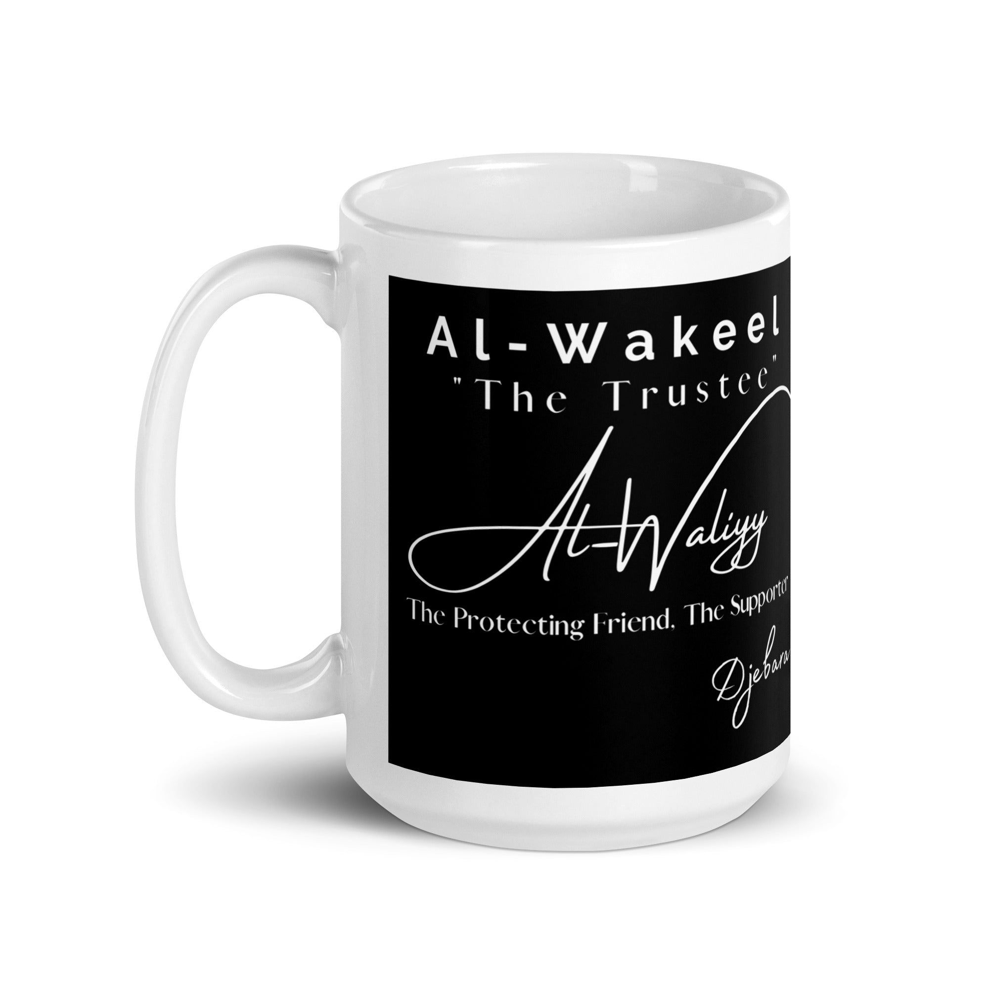 Al-Wakeel White Glossy Mug