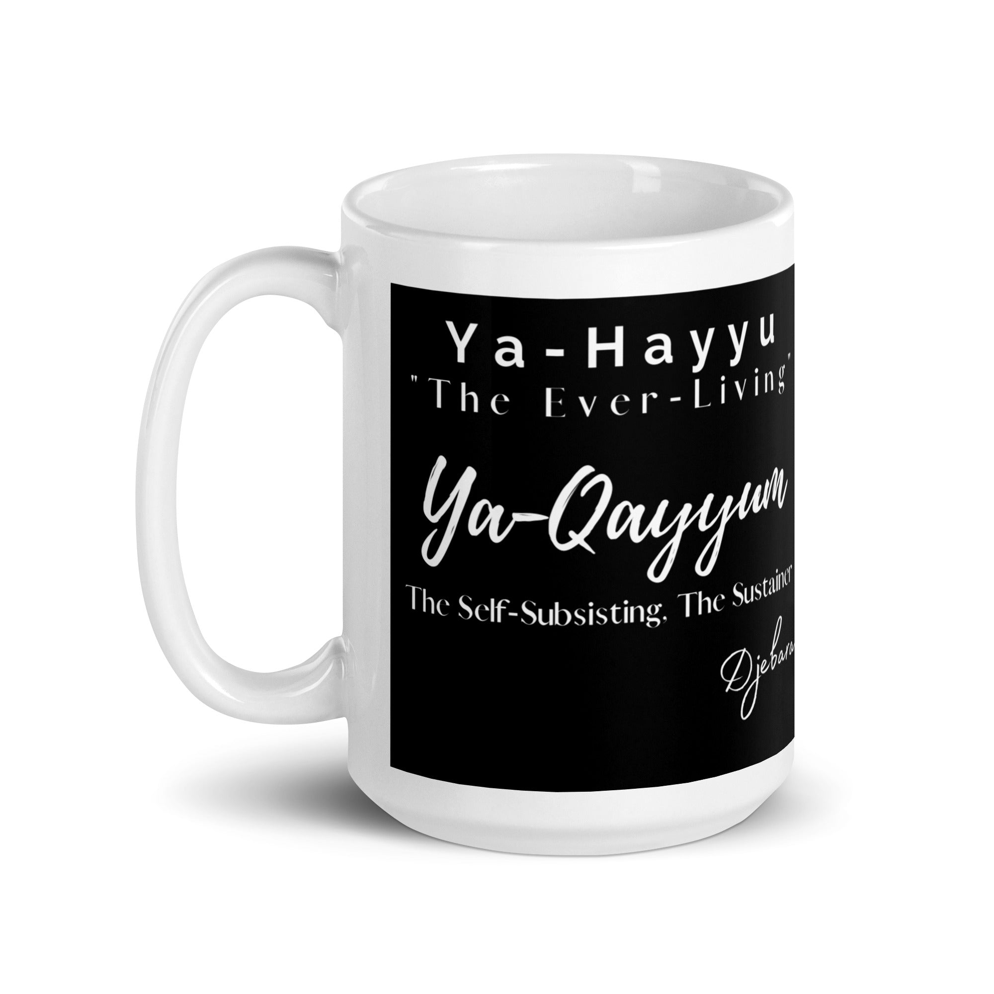 Ya-Hayyu White Glossy Mug