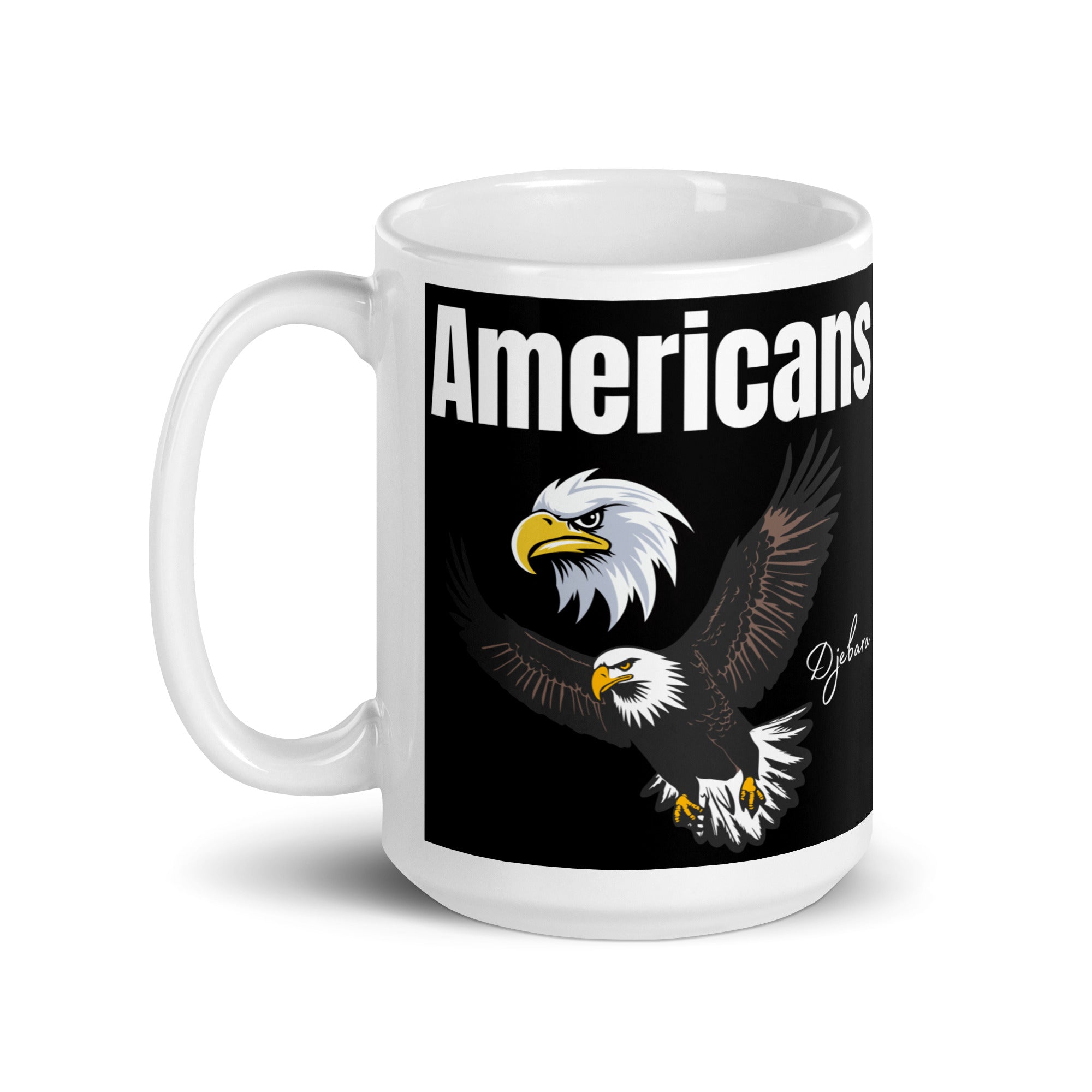AMERICANS White Glossy Mug