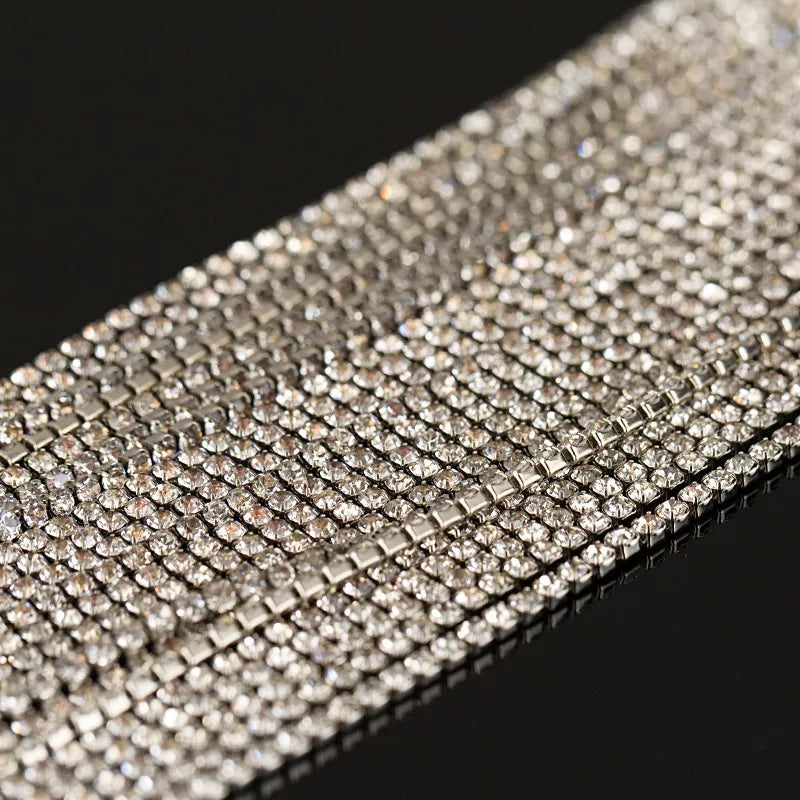 New Luxury Bling 22 Row Austrian Crystal Bracelet