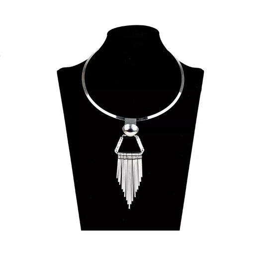 Triangle Tassel Necklace