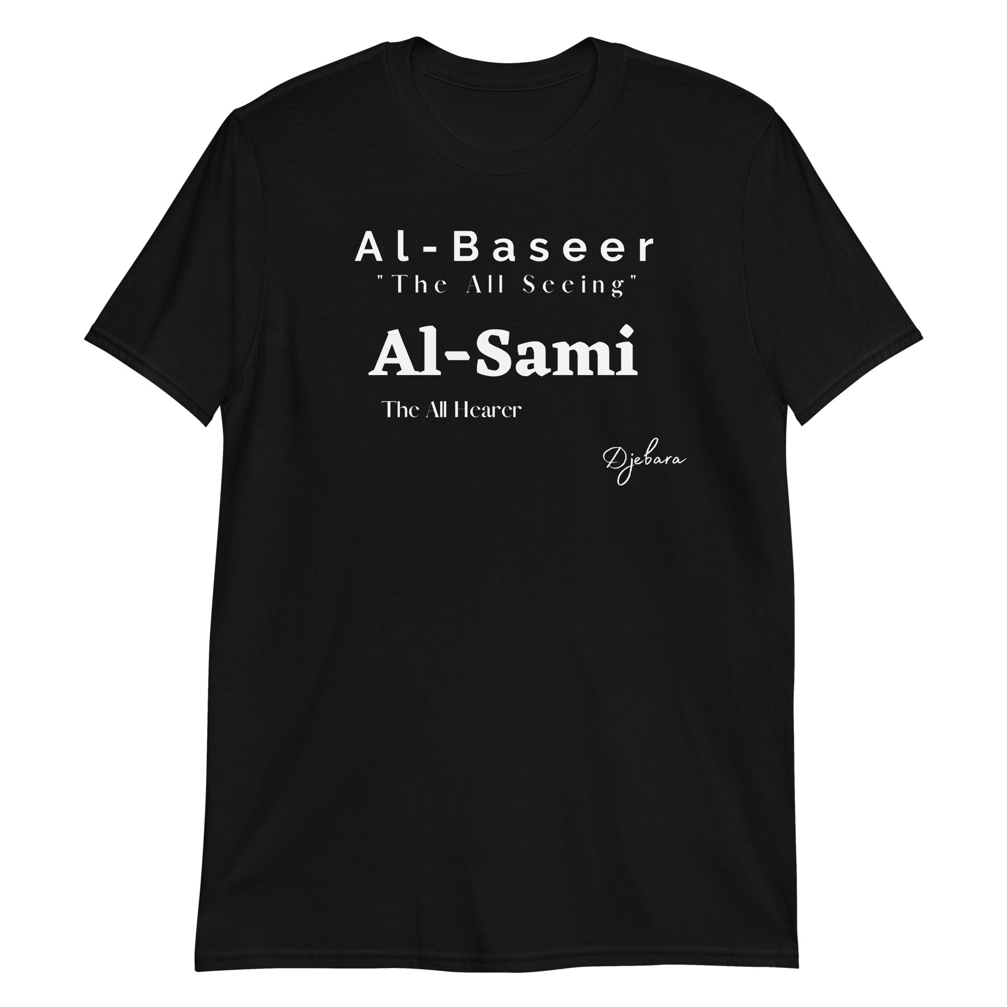 Black Al-Baseer Short-Sleeve Gildan Unisex T-Shirt S-3XL