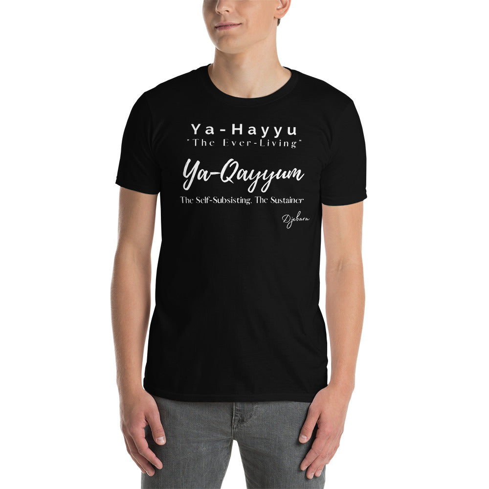 Black Ya-Hayyu Short Sleeve Gildan Unisex T-Shirt S-3XL