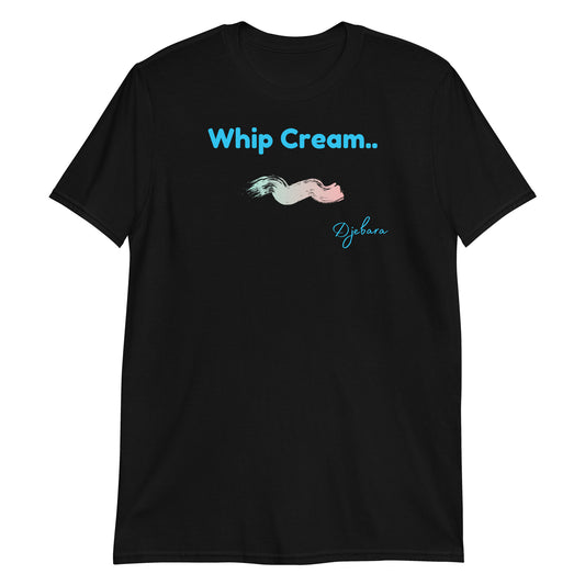 Black Whip Cream Short-Sleeve Gildan Unisex T-ShirtS-3XL