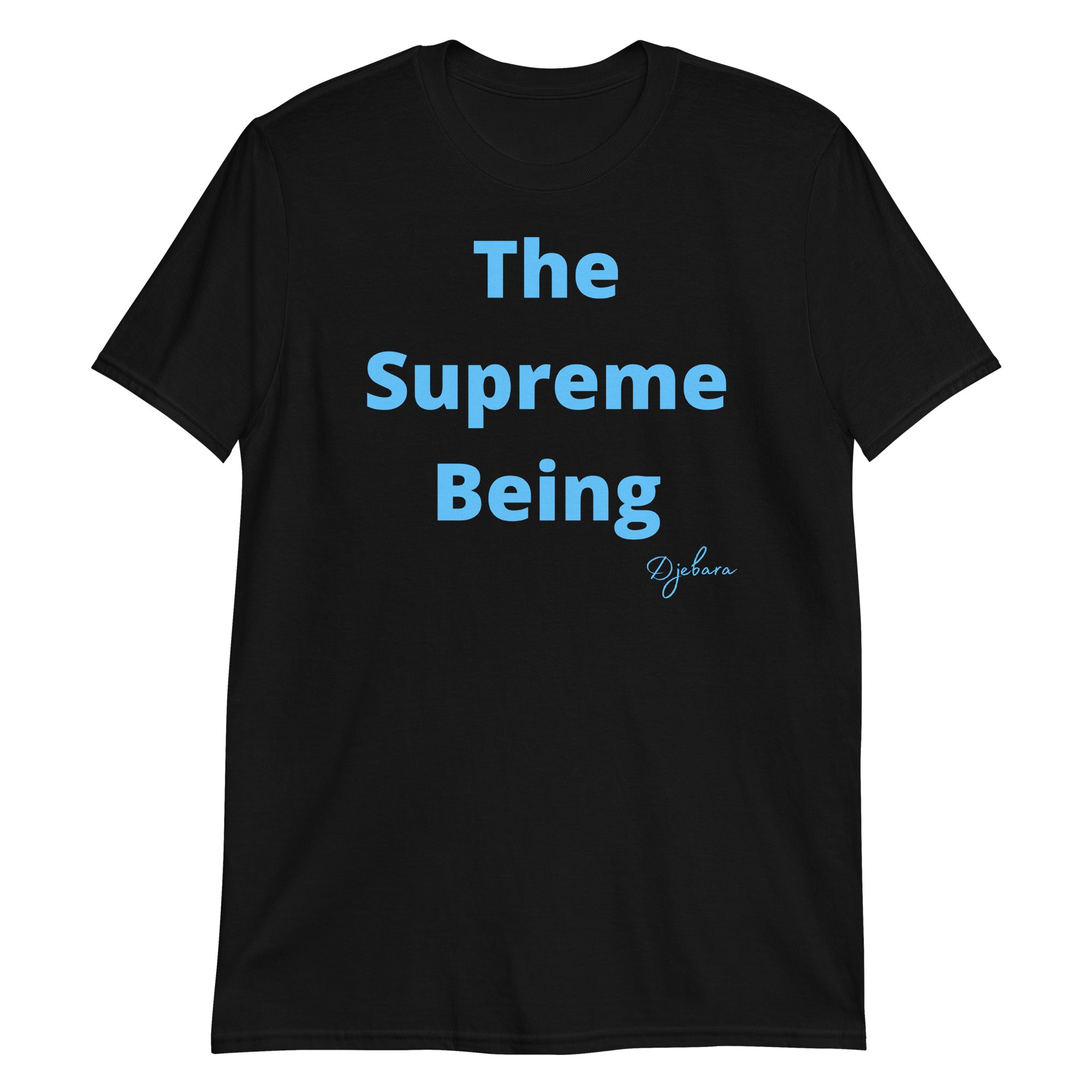 Black The Supreme Being Short-Sleeve Gildan Unisex T-Shirt (L-Blue) S-3XL