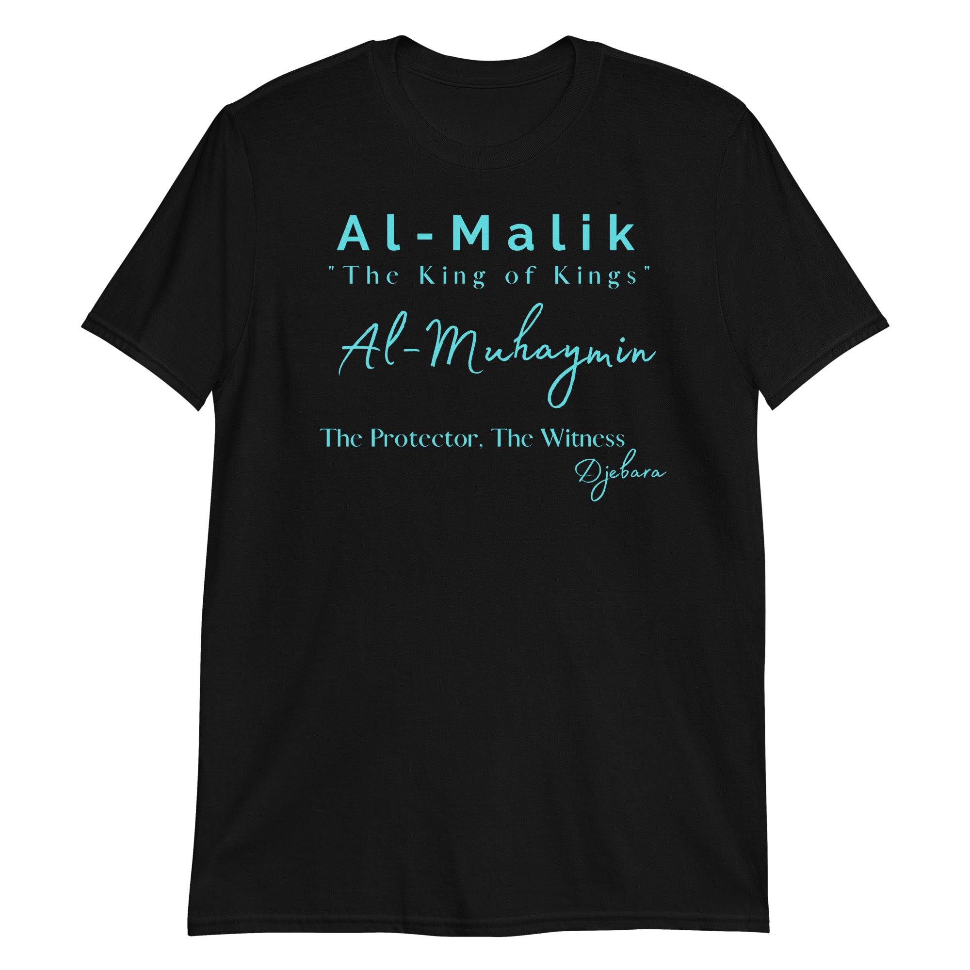 Black Al-Malik King of Kings Short-Sleeve Gildan Unisex T-Shirt (T-Blue) S-3XL
