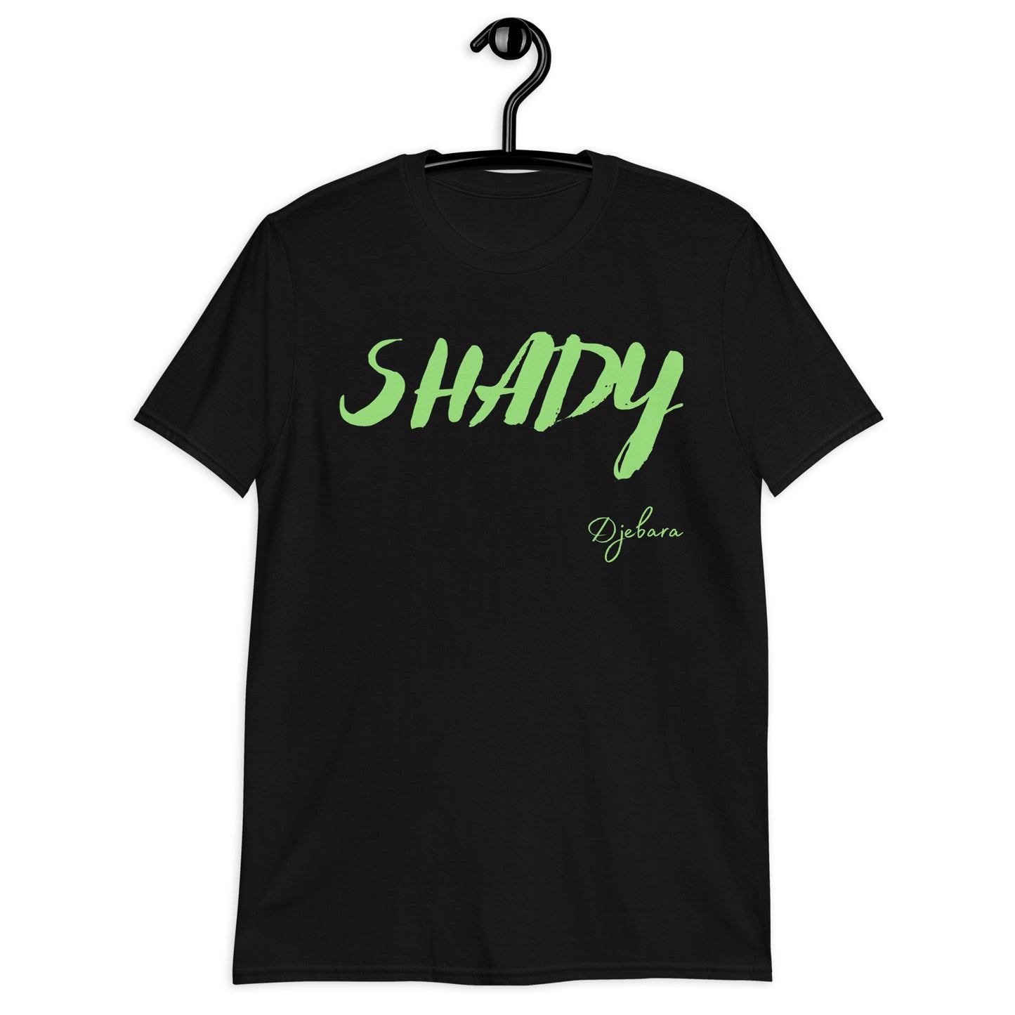 Black SHADY Short-Sleeve Gildan Unisex T-Shirt S-3XL (Green)